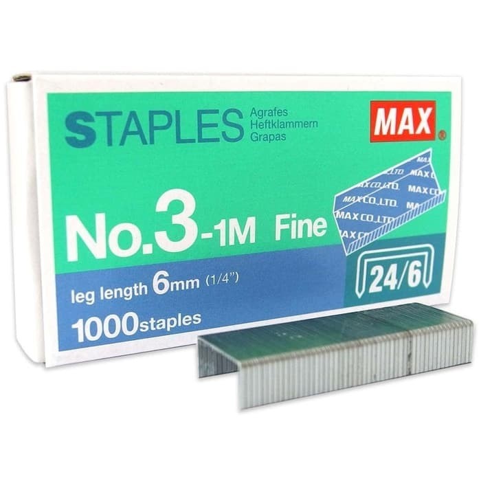 MAX ISI STAPLES NO.3-1M/ ISI STAPLES BESAR MAX