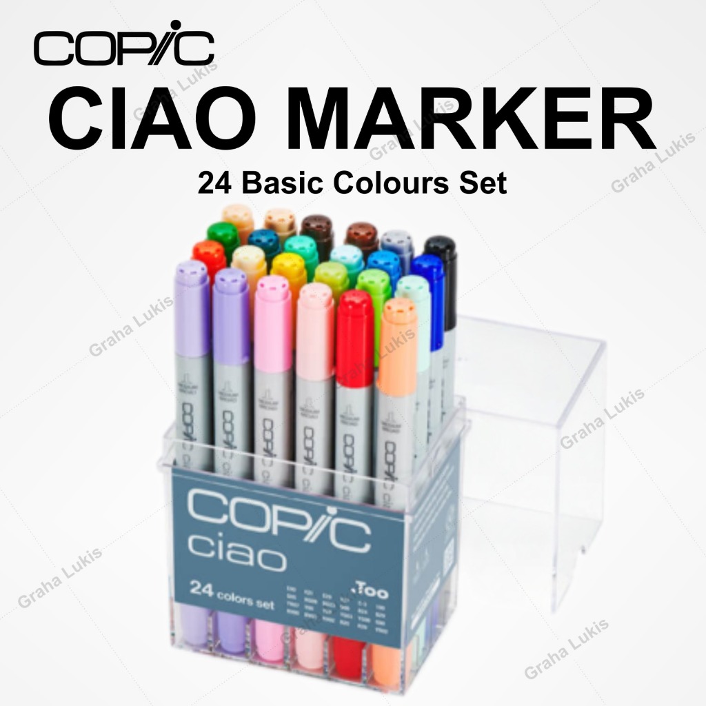 

Copic Ciao Marker Set 24 Basic