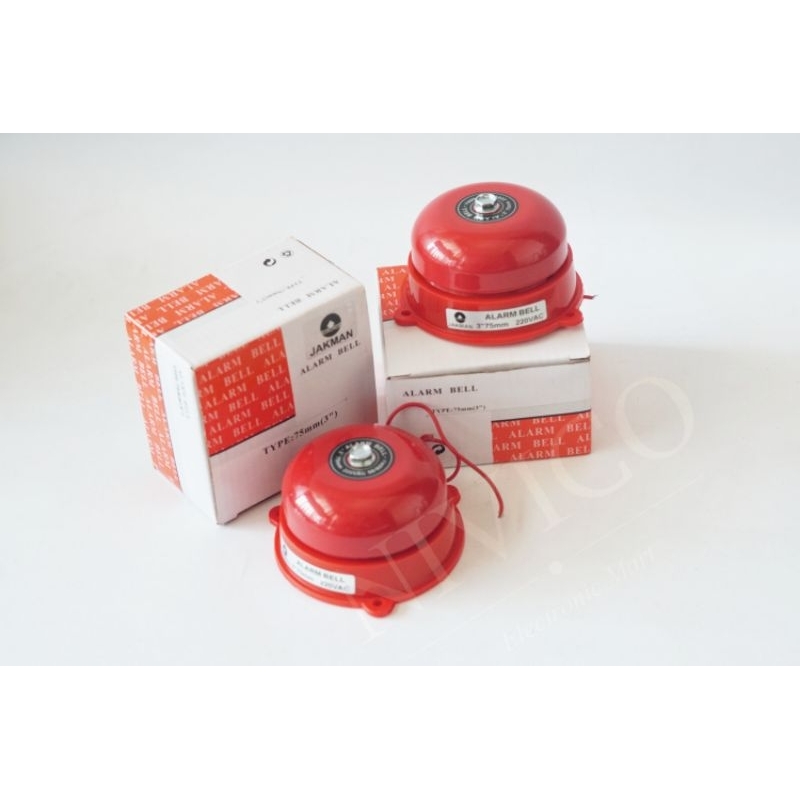 Bel ALARM JAKMAN TYPE 75mm (3") BEL KRING