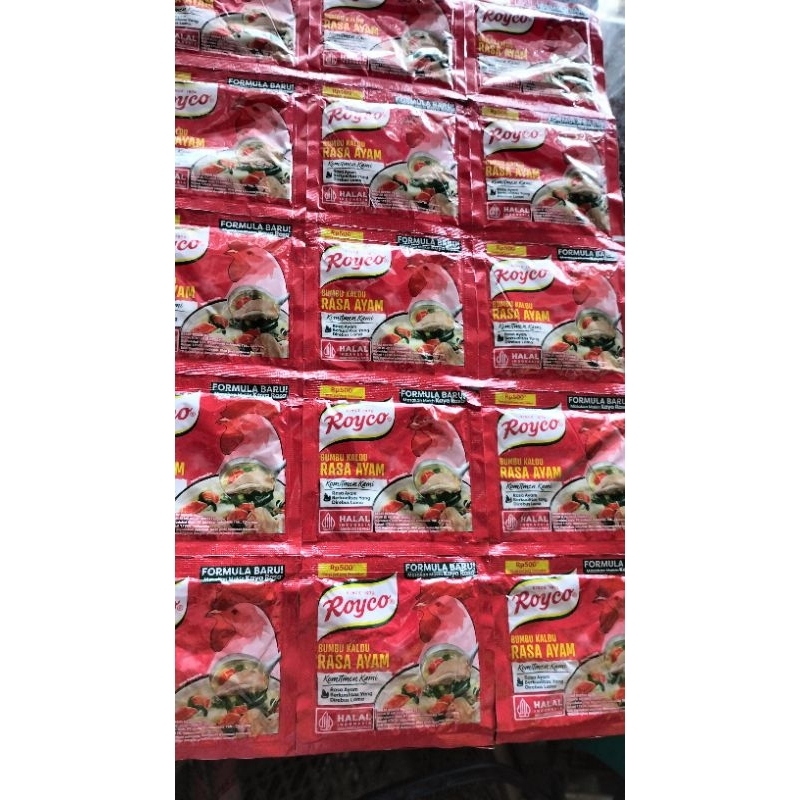 

royko,sedap bumbu kaldu isi 3 renceng