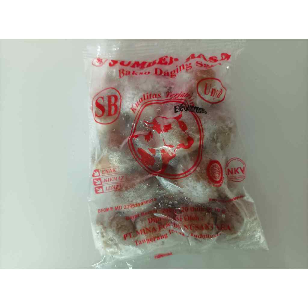 

Bakso Unyil Sumber Rasa (Sapi) 200 Gram isi 20