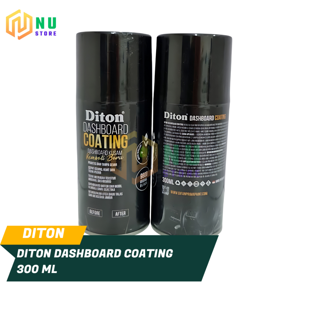 DITON DASHBOARD COATING 300 CC | DITON DASHBOARD COATING | PENGHITAM BODI