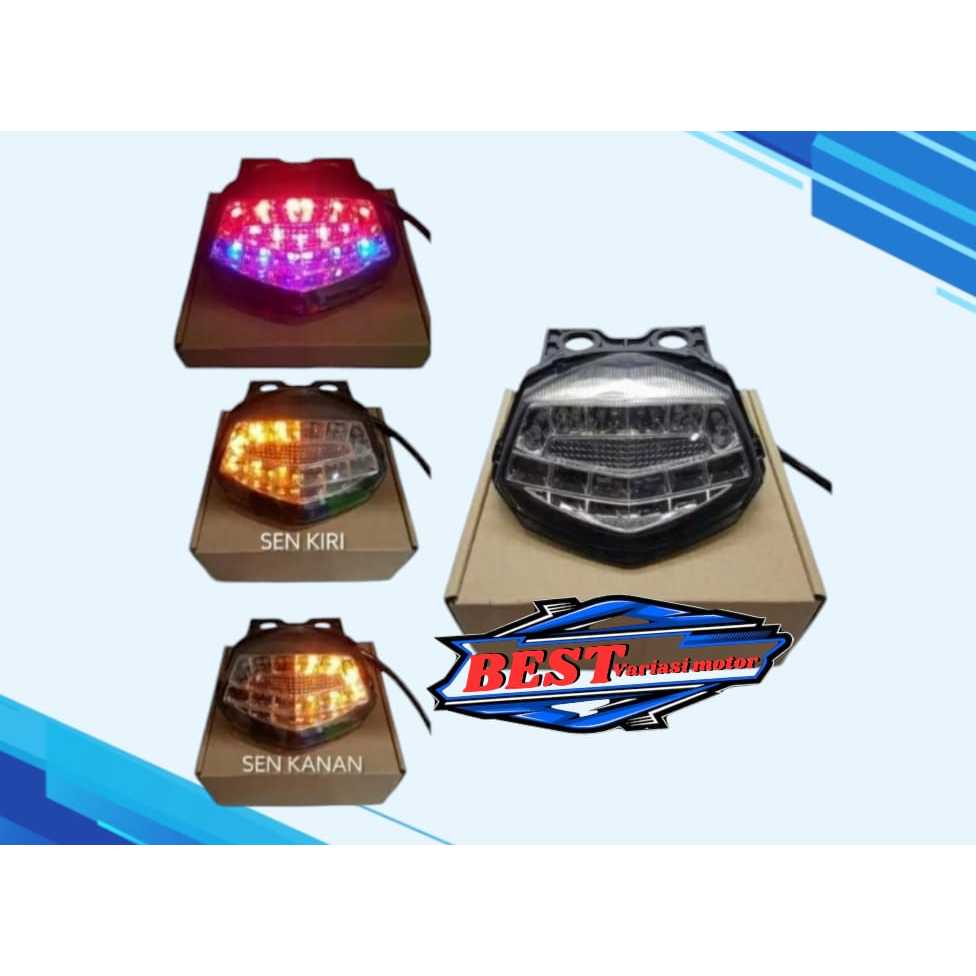 lampu stop LED ninja RR New ninja 250 karbu plus sein