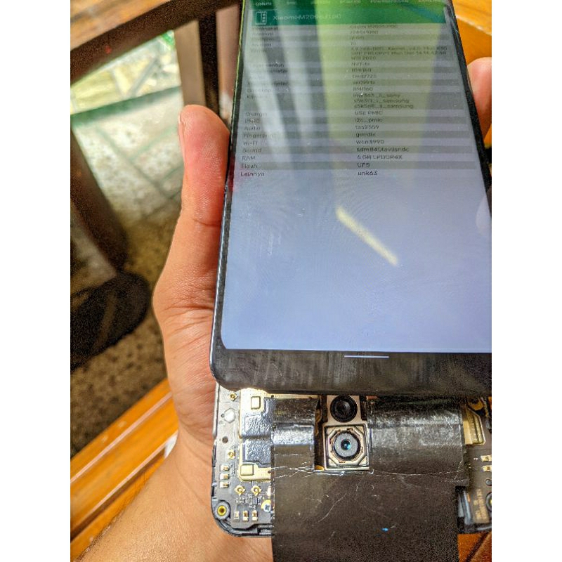 LCD copotan ori pocophone f1