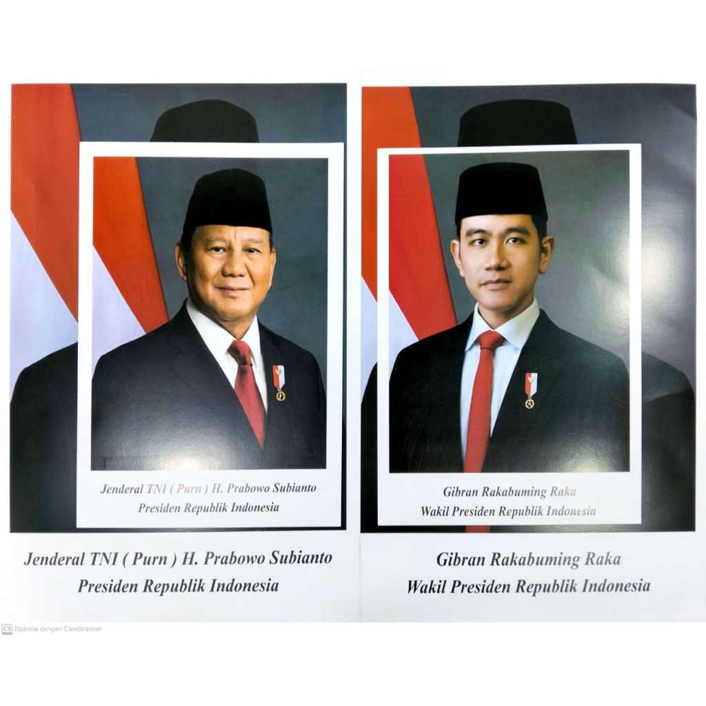 FOTO 1 Set Presiden dan Wakil Presiden dan Gambar Garuda Pancasila