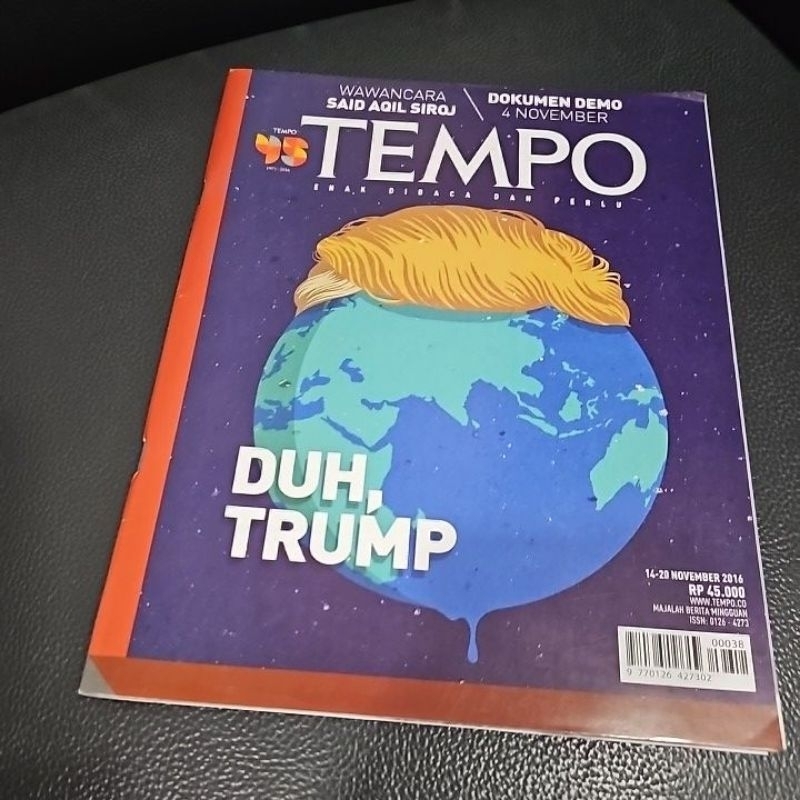 Majalah Tempo Terbaru Trump 14-20 Desembee 2016