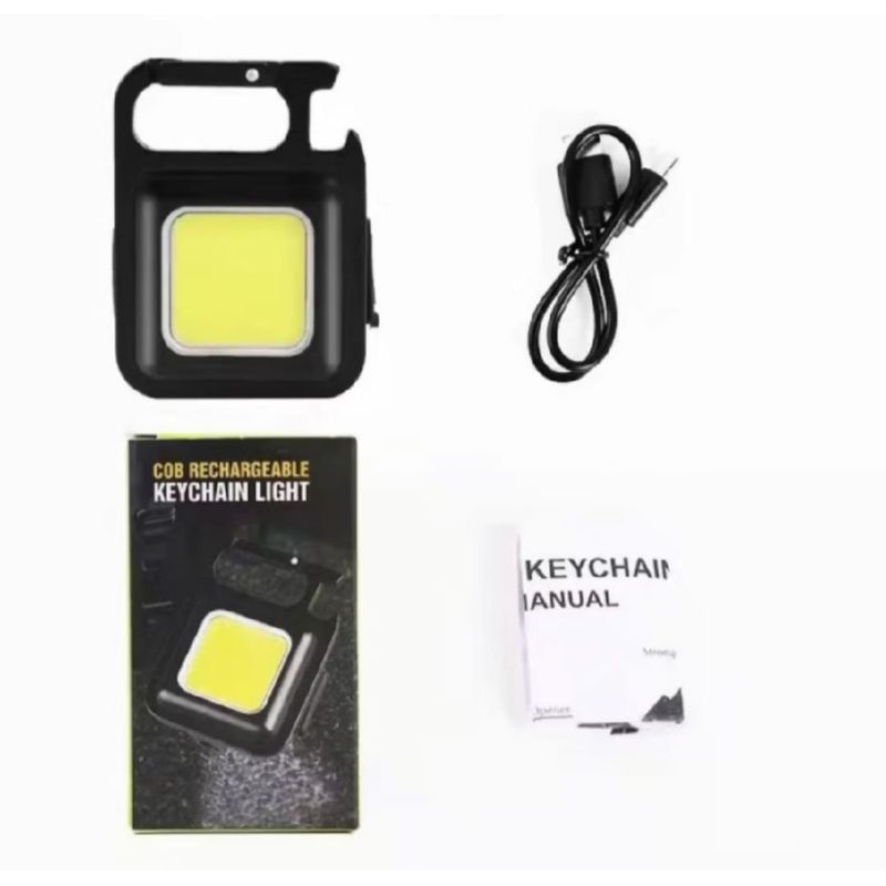 Gantungan center kunci lampu mini USB camping LED