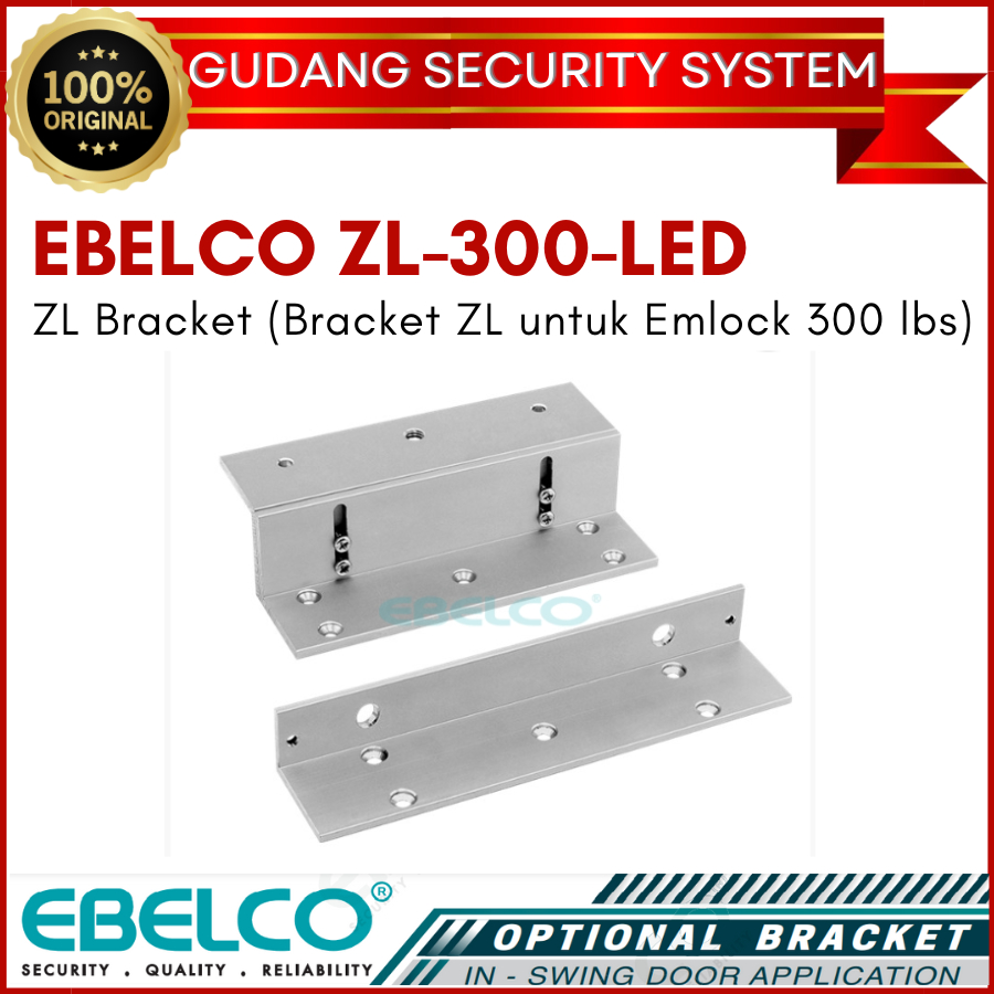 Ebelco Emlock ZL 300lbs Bracket (Bracket ZL untuk Emlock 300 lbs)