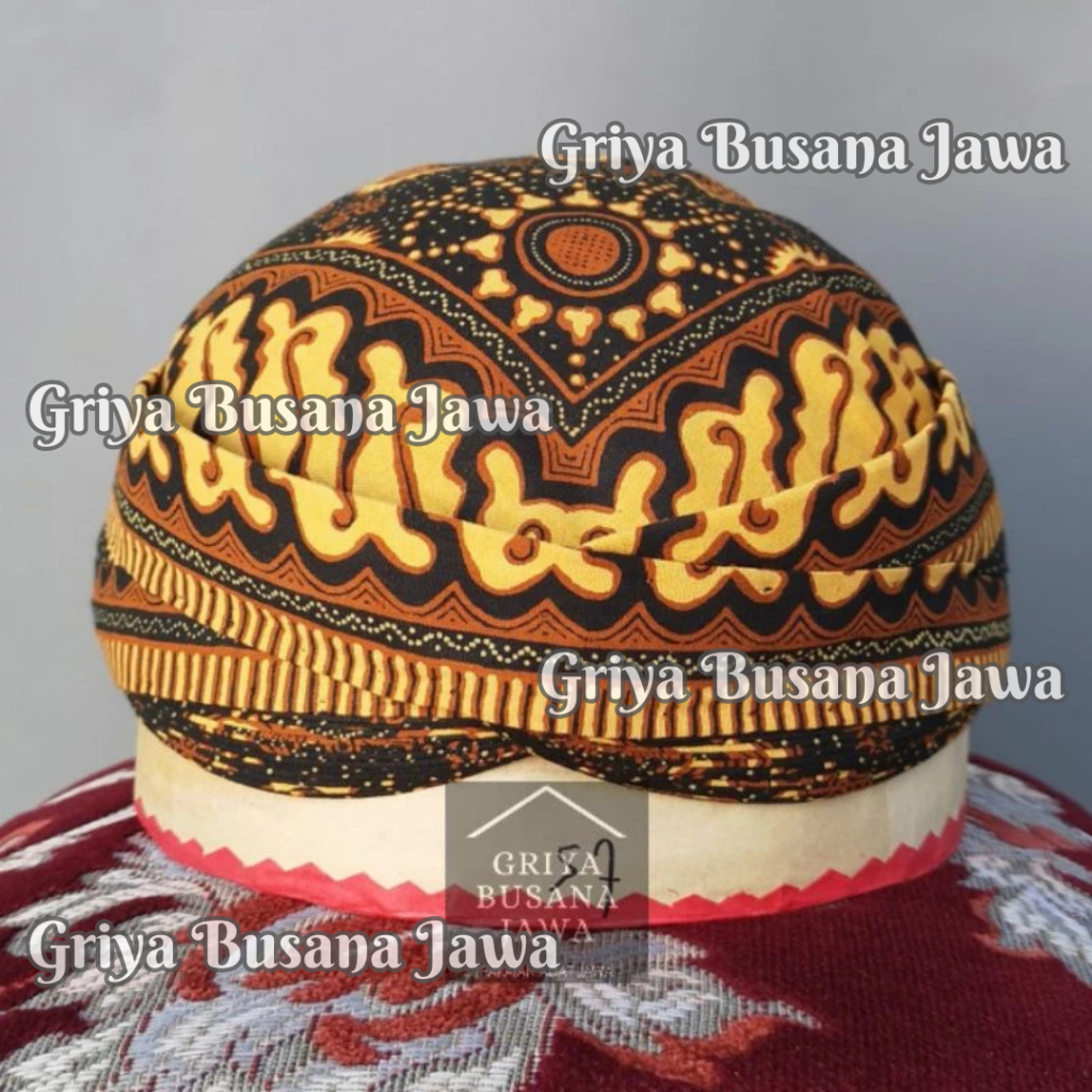 Blangkon Solo Kasatriyan Alusan Batik Print