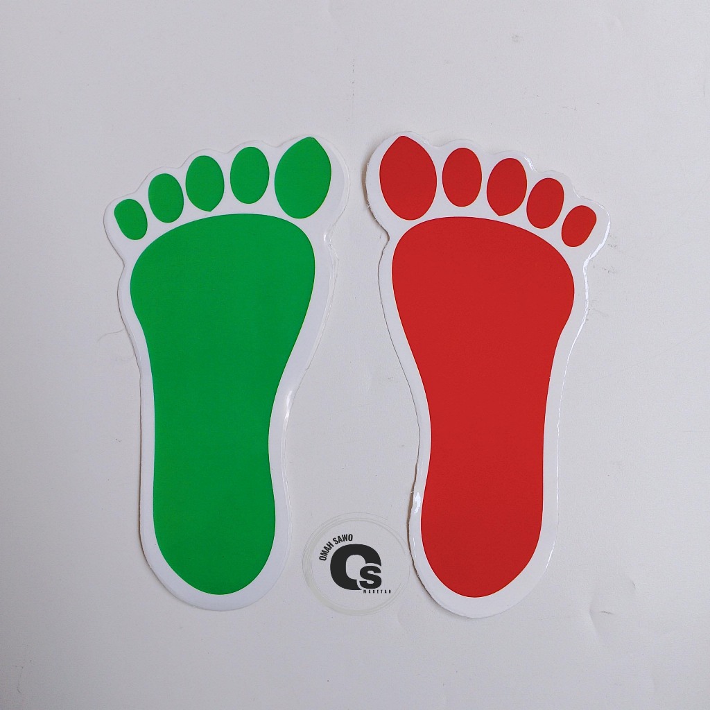 

Stiker Telapak Kaki - Stiker Langkah Kaki - Stiker Lantai - Stiker Vinyl