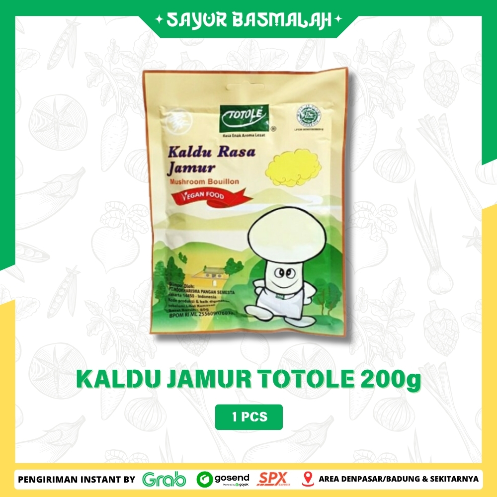 

Kaldu Jamur Totole 200g 1pcs - Sayur Basmalah