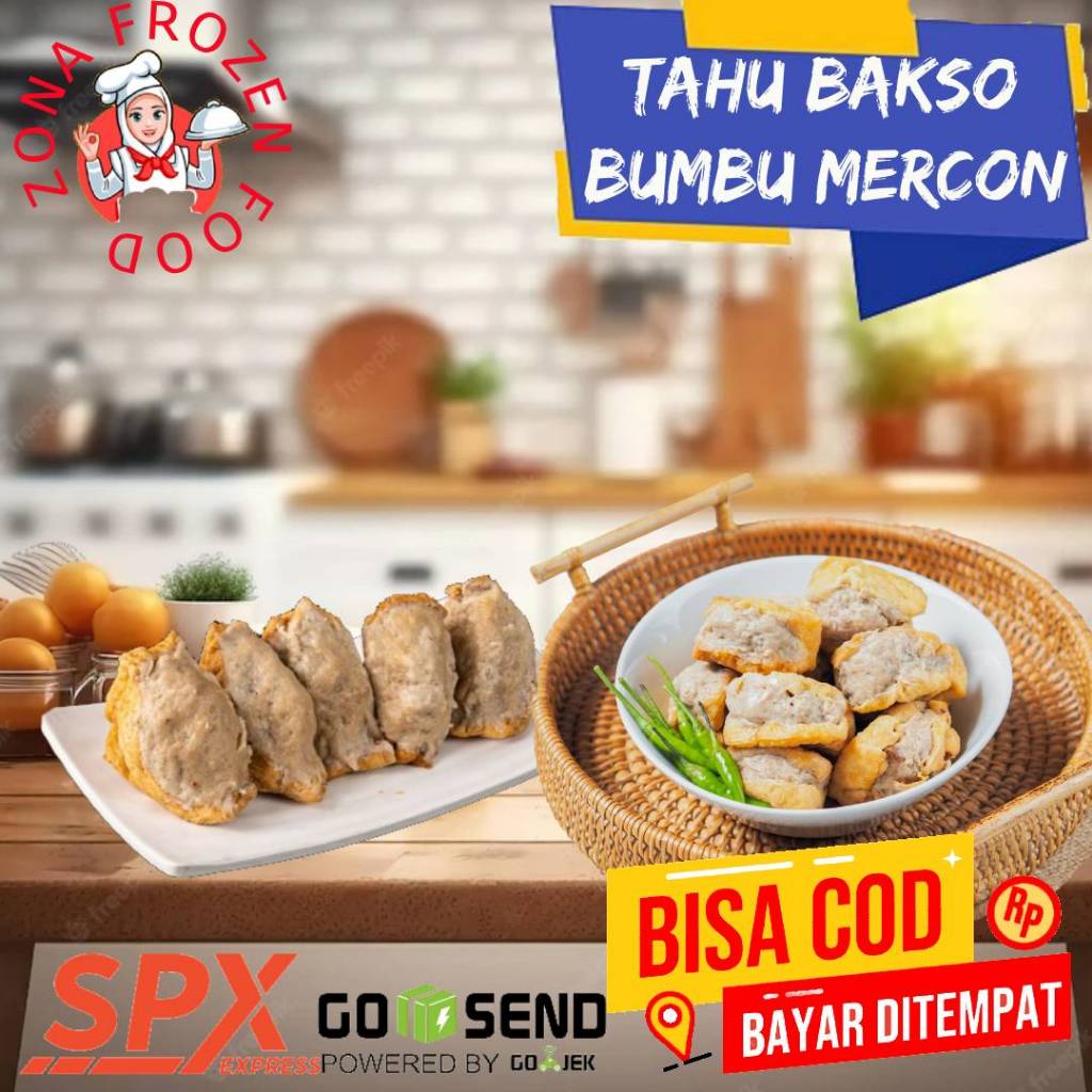 

TAHU BAKSO BUMBU MERCON ISI 1O PCS /BAKSO TAHU PREMIUM BUMBU MERCON