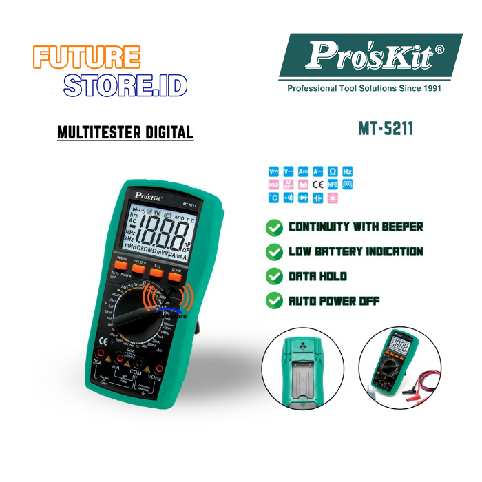 PROSKIT MT-5211 MULTITESTER - AVOMETER ORIGINAL