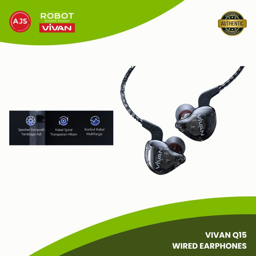 AJS VIVAN WIRED HEADSET Q15