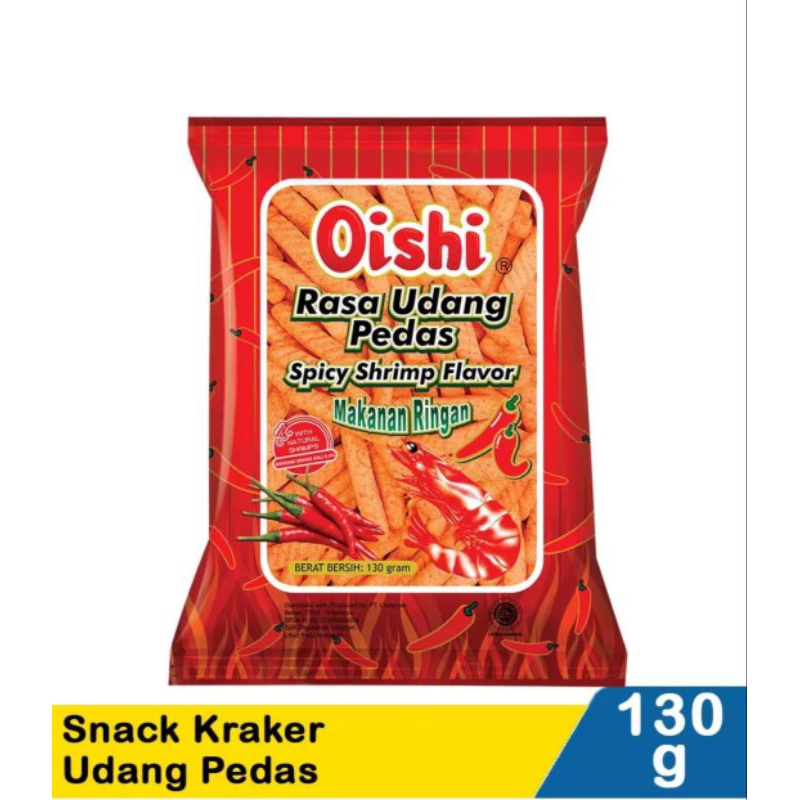 

Oishi Snack Kraker Udang Pedas