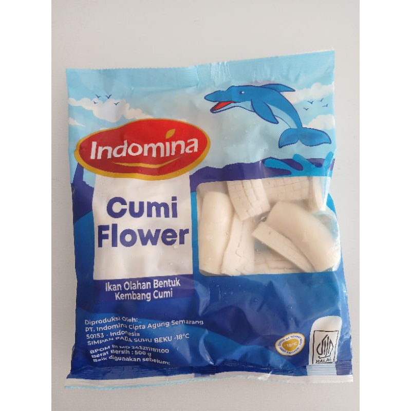 

indomina cumi flower 500gr - ikan olahan bentuk kembang cumi - frozen food