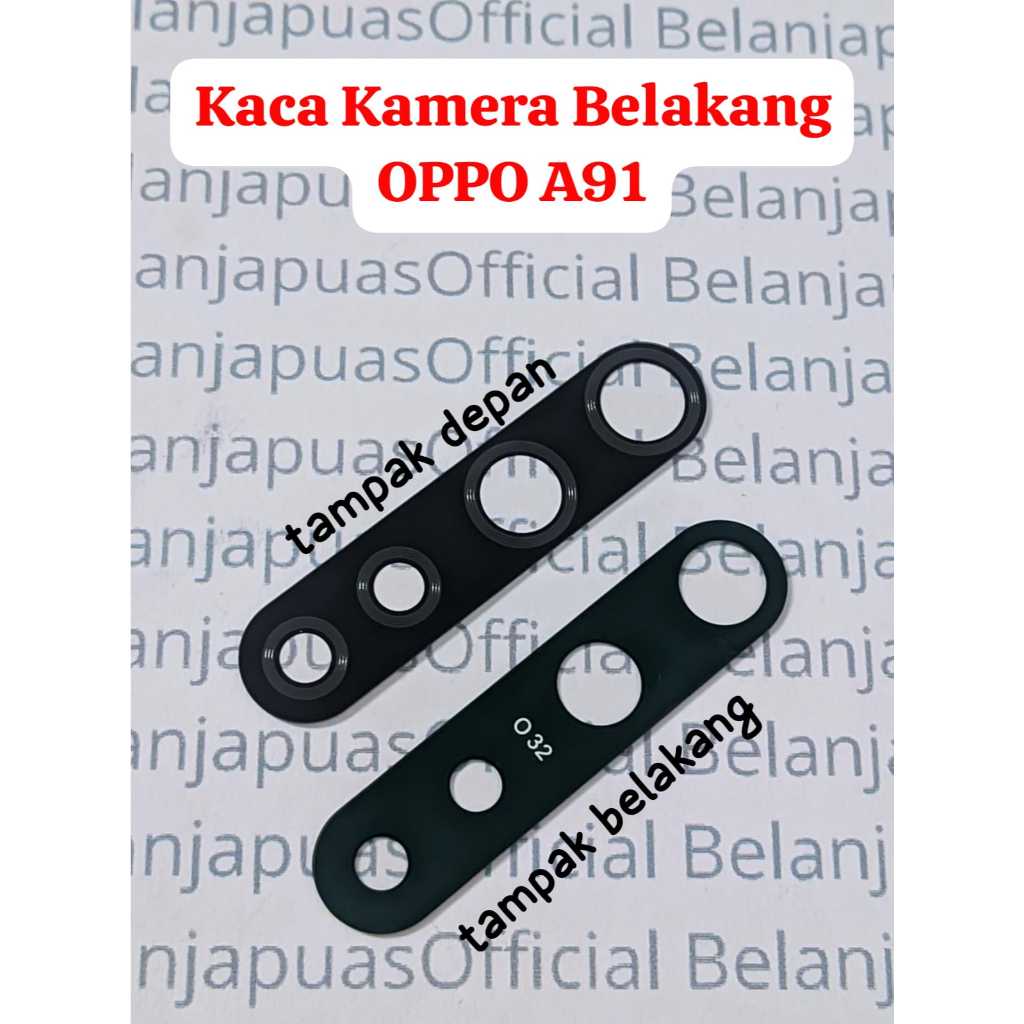 Kaca pengganti Lensa Kamera Belakang OPPO A91