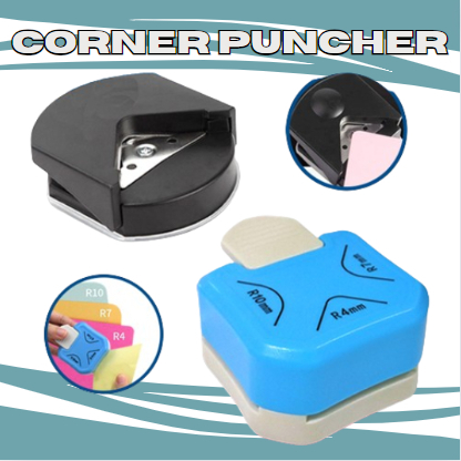 

3 IN 1 Corner Puncher Pemotong Sudut Corner Puncher Rounder Pemotong Ujung Kertas Plastik pembolong kertas