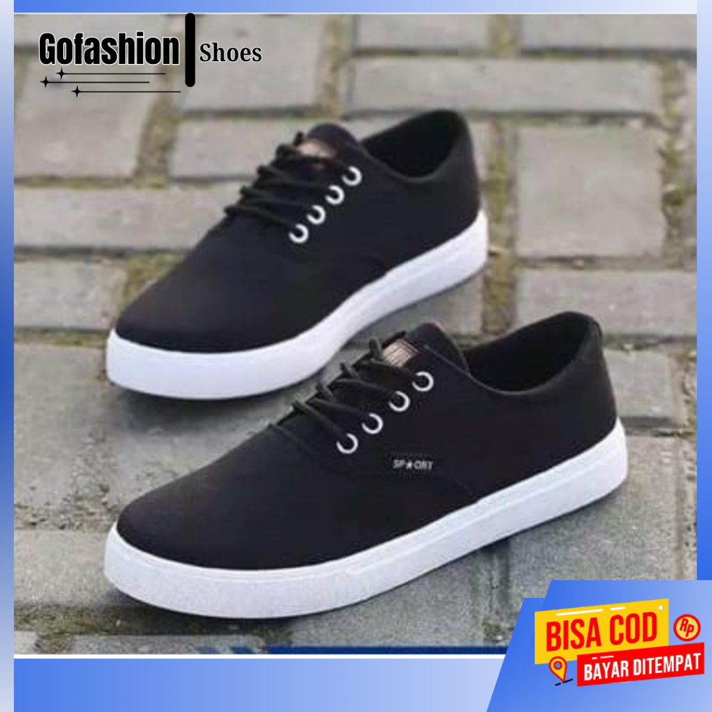 PROMOO.. Sepatu Casual Pria kets Sneakers Tali Airwalk Authentic Keren Sepatu Sekolah VANO POLOS