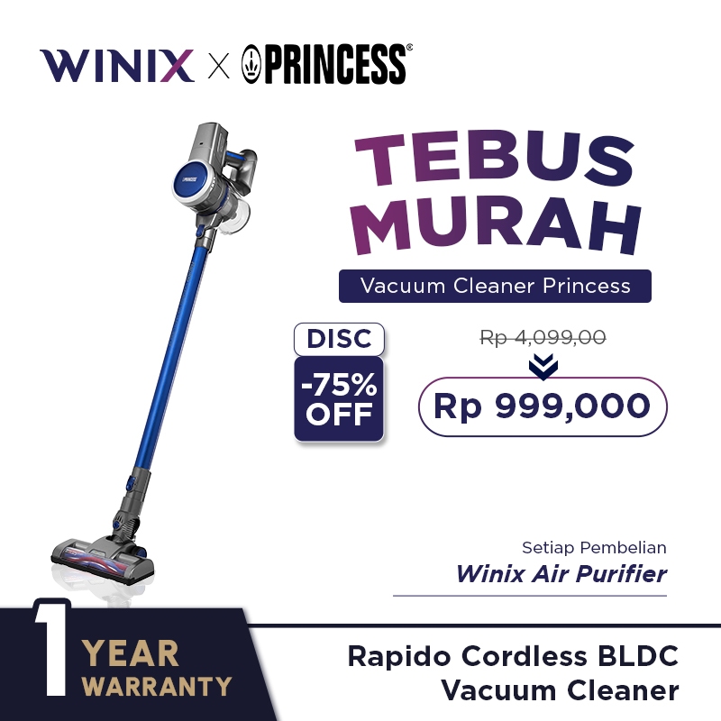 [TEBUS MURAH] Winix x Princess Rapido BLDC Cordless Vacuum Cleaner