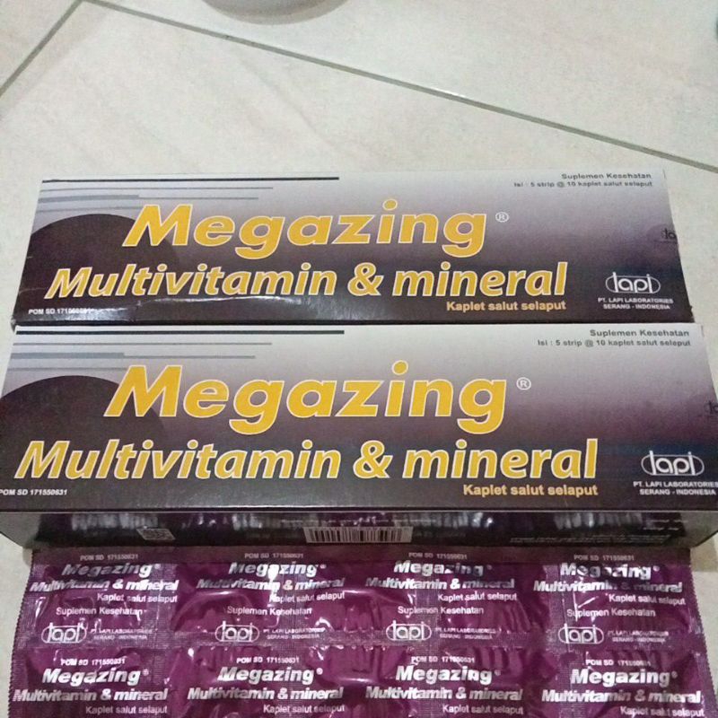Megazing Multivitamin Mineral 1 Kaplet