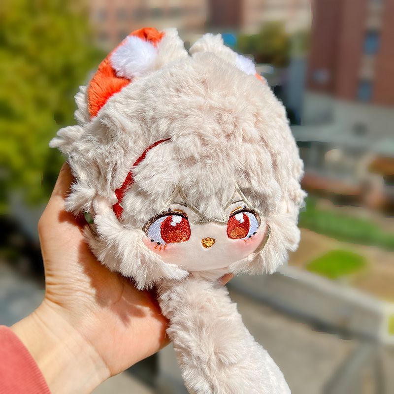 10cm mihoyo Genshin Impact Kaedehara Kazuha Magnetic attraction tail Plush toys Plush pendant Bag de