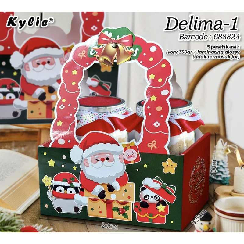 

Box Christmas Kylie Delima 1 20x9,5x10cm (4pcs)