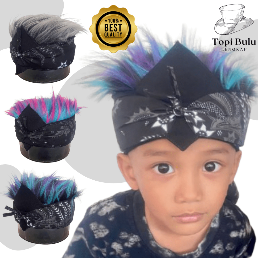 udeng anak laki laki orisinil 100% garansi topi udeng rambut premium Udeng Anak / blankon anak