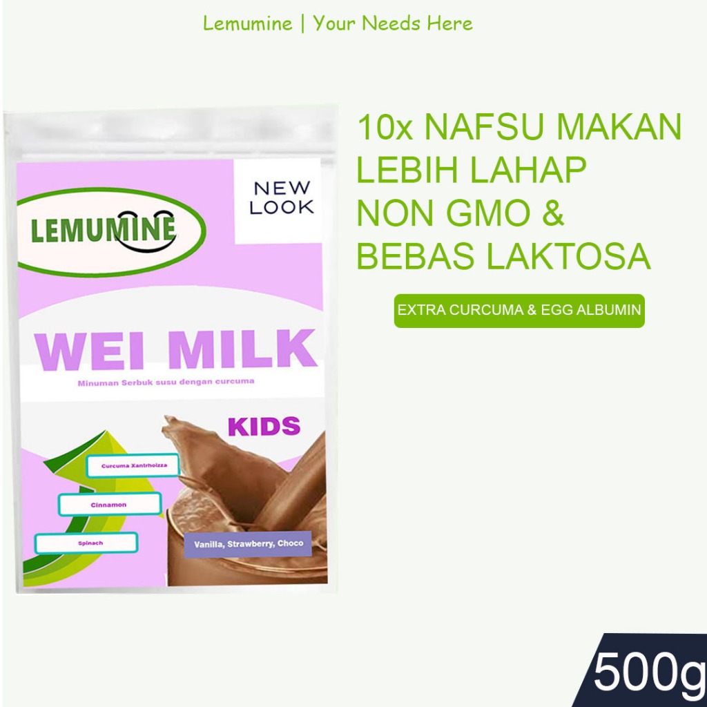 

Susu Gemuk Anak Penambah Nafsu Makan Anak Vitamin Nafsu Makan Anak Susu Penambah Berat Badan Anak Susu Penggemuk Badan Anak Lemumine (500g)