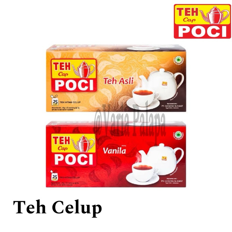 

Teh Poci Kotak Asli Vanilla Pack (Satu kotak isi 25 kantong)