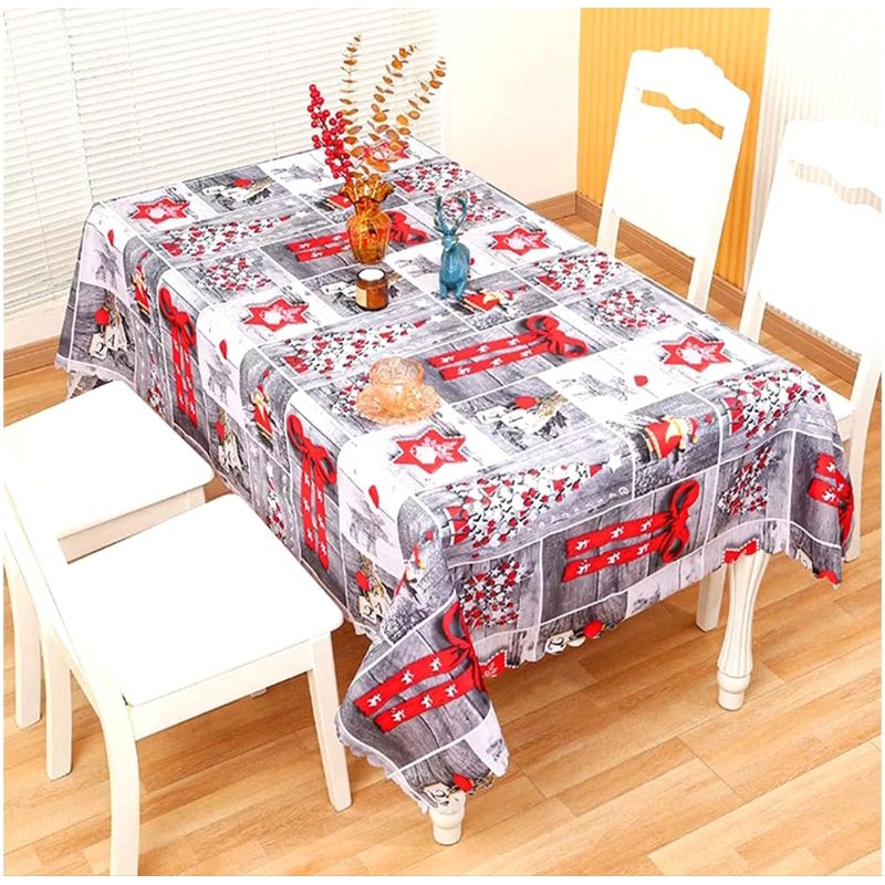 Taplak Meja Natal 120x150cm - Taplak Natal - Taplak Meja Natal