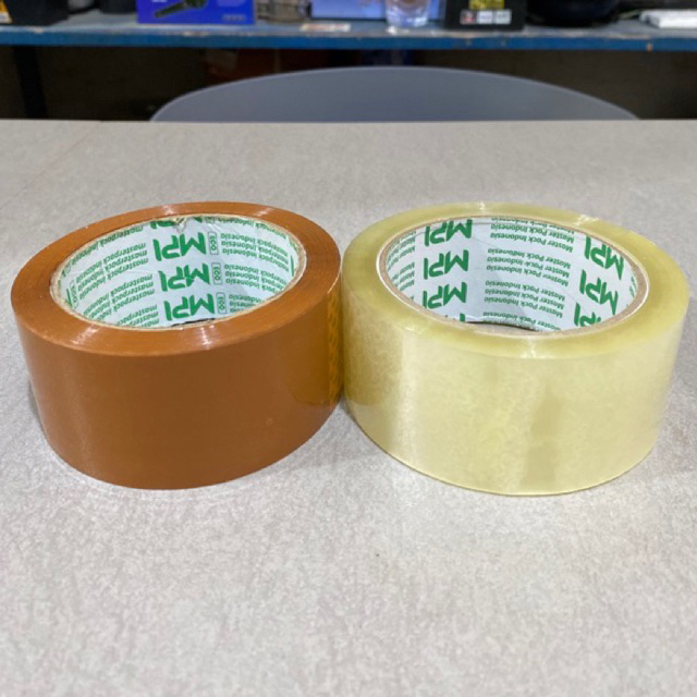 

Lakban/Isolasi Bening Coklat MPI 100 yard x 45mm
