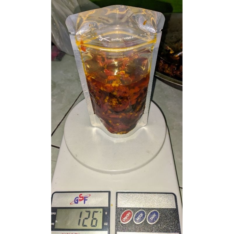 

SAMBEL SAMBAL pedas nikmat sambal kemasan ,original 125gram (pouch)BY OLALA FOOD