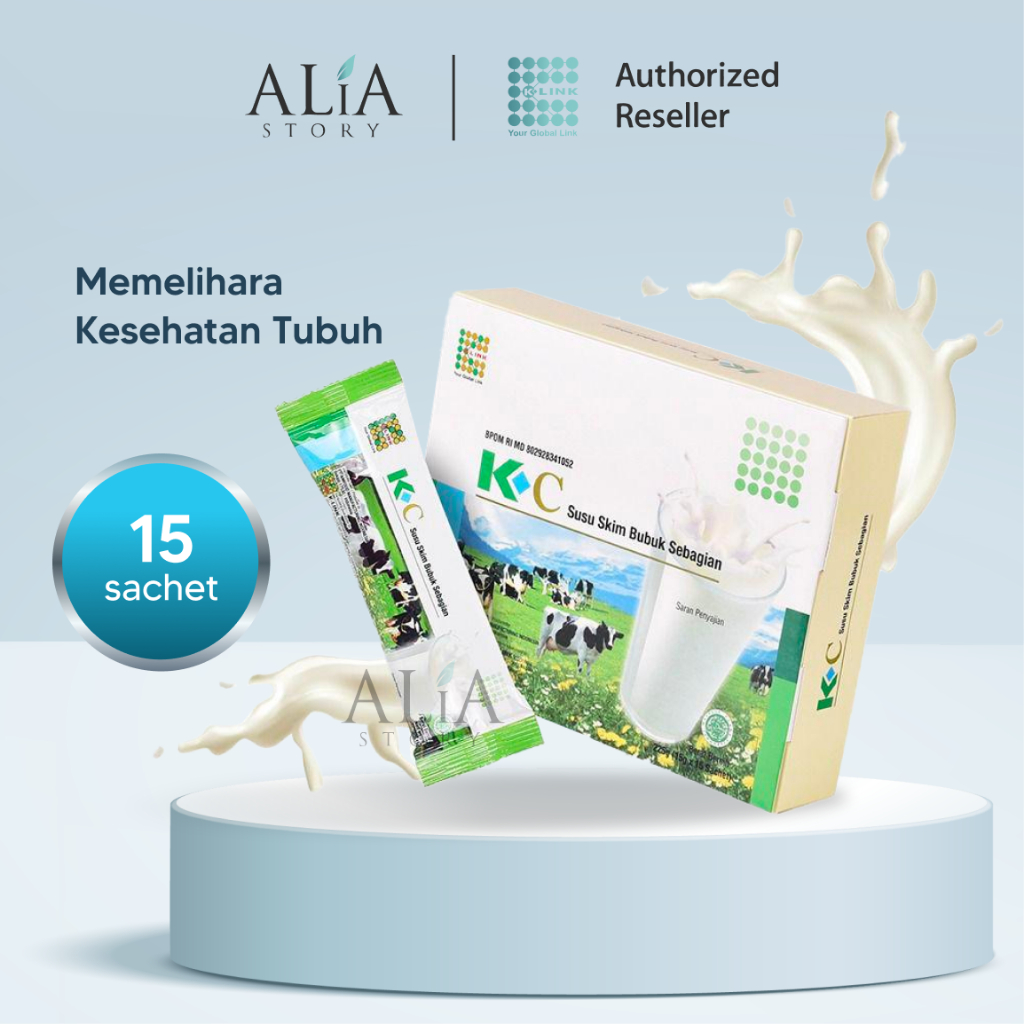 

K-C Susu Skim Bubuk (1 Box isi 15 Sachet) Susu Skim K-Link Original Skim Milk Powder New Zealand Untuk kekebalan Tubuh Memelihara Kesehatan Tubuh K Link Official Store K-Link Original Store Attauri