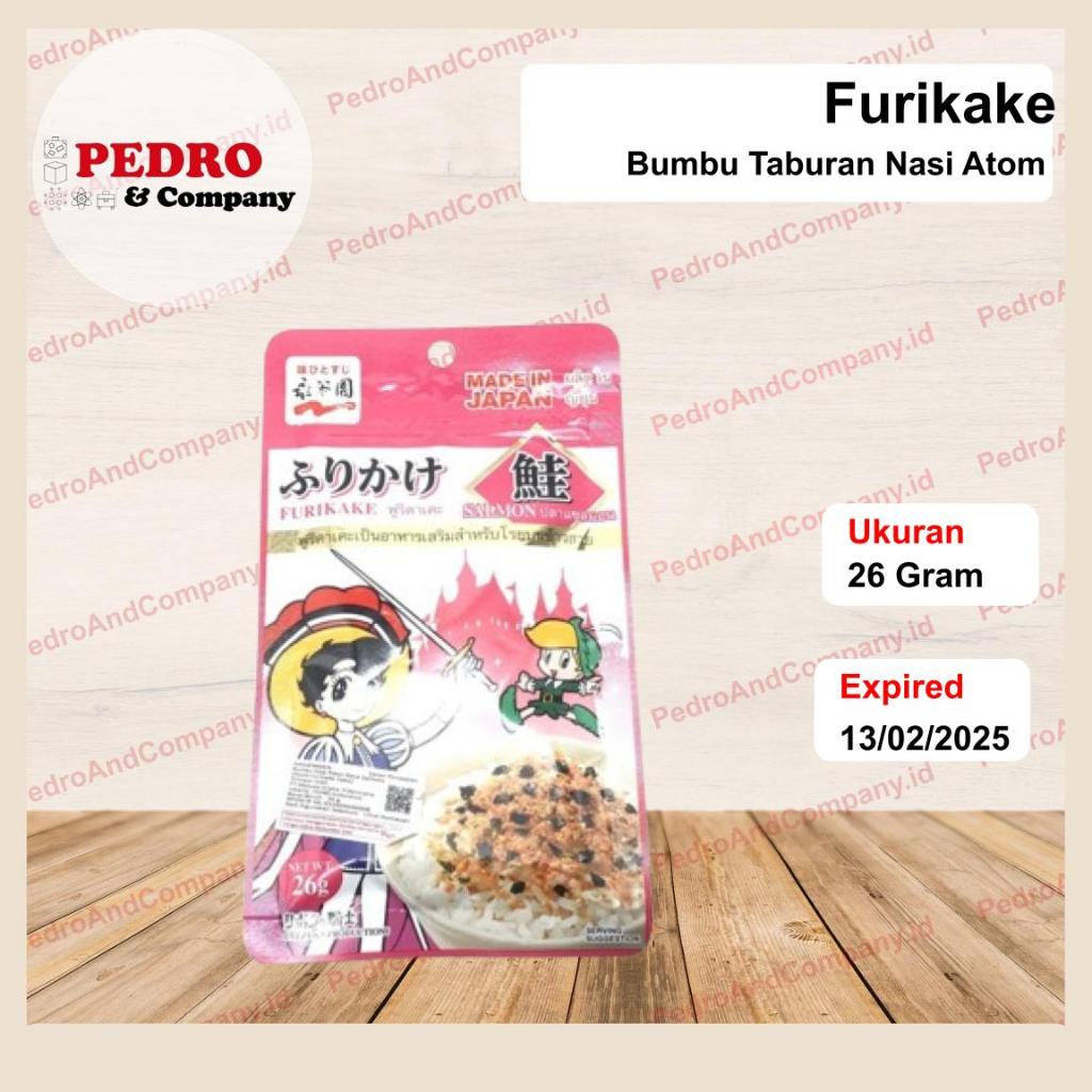 

Nagatanien Furikake Salmon 26 gram bumbu taburan nasi Atom furikake salmon jepang