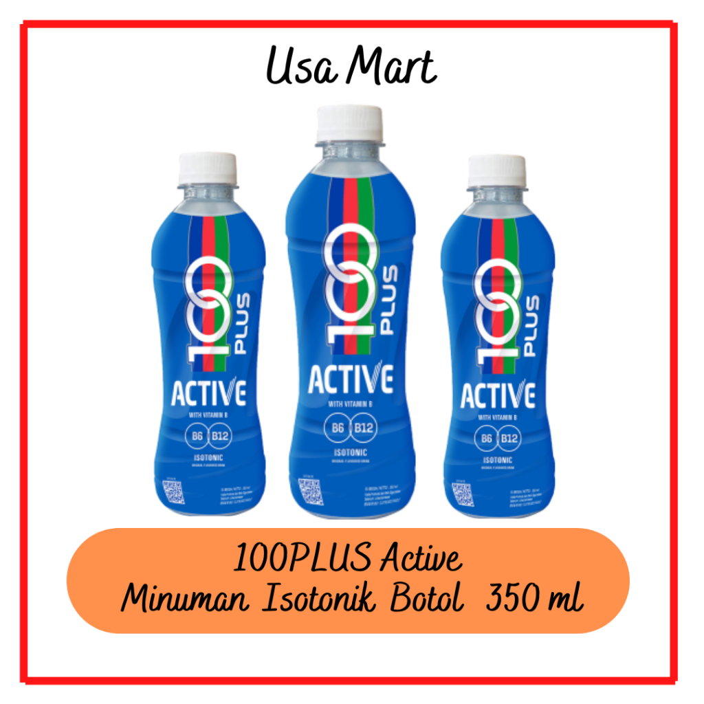 

100PLUS Active Minuman Isotonik Botol 350 ml