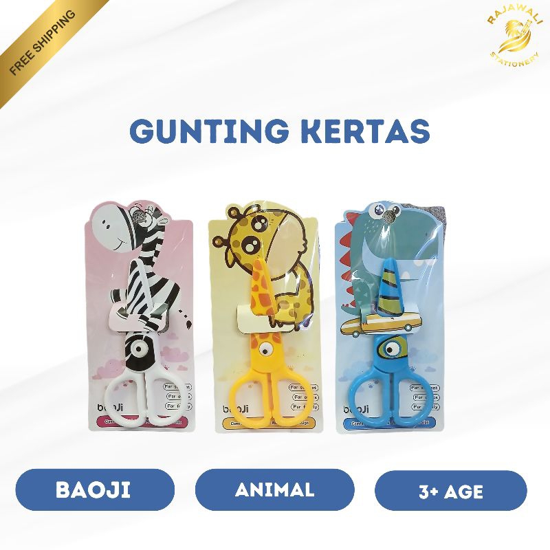 

Baoji Gunting Kertas | Karakter Binatang | 3+