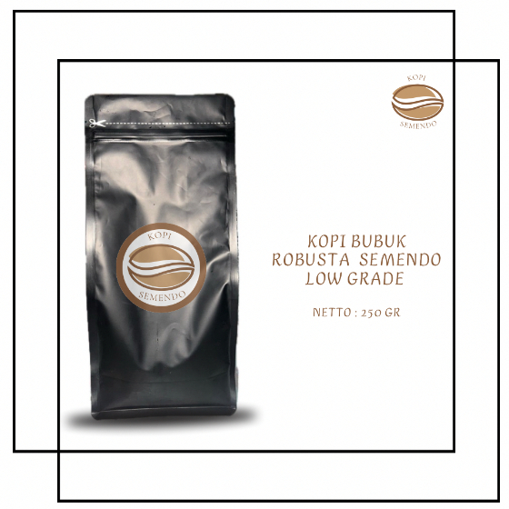 

Kopi Bubuk Robusta Semendo Low Grade 250gr