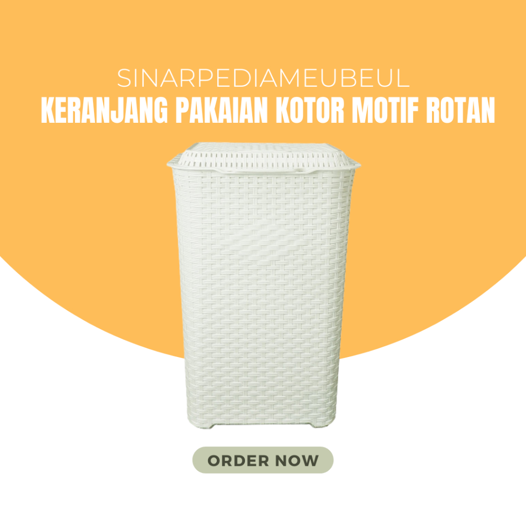 Club Plastic Furniture Club Rattan Laundry Basket (CRB 800)/CRB500
