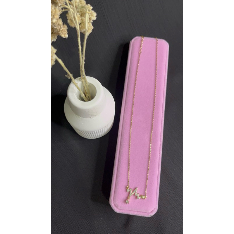 Kalung Detak Jantung Permata Gold