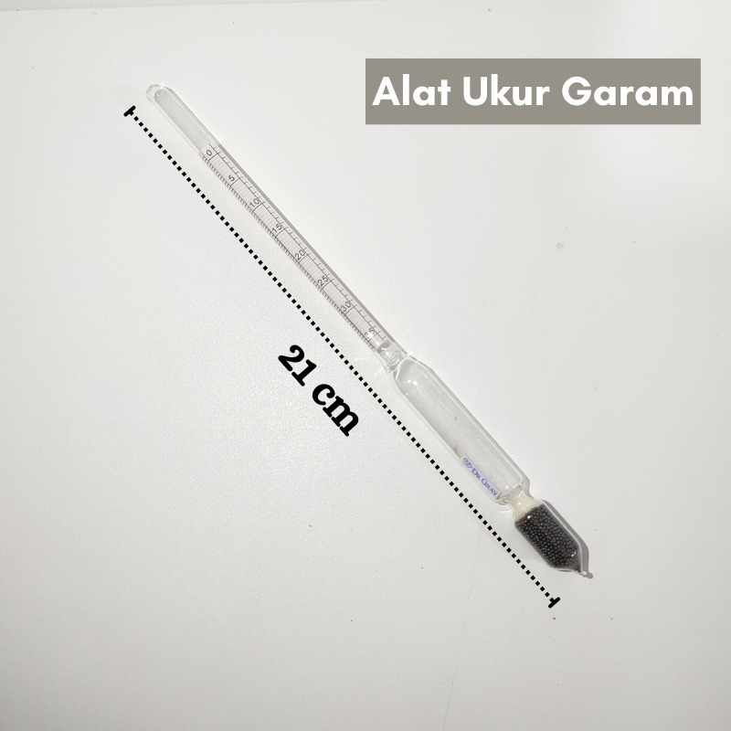 Hidrometer Alat Ukur Kadar Garam Baume Salino Meter / Salinometer 0-35