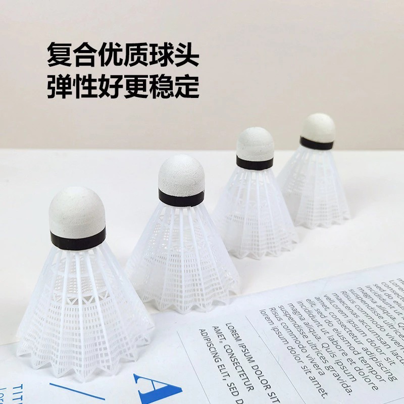 PAKET Kok Silikon badminton warna putih silicon/bola badminton/Kok raket badminton