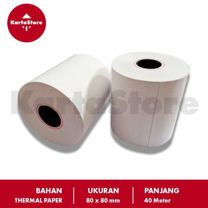 

Kertas Thermal Struk 80x80mm KartaStore