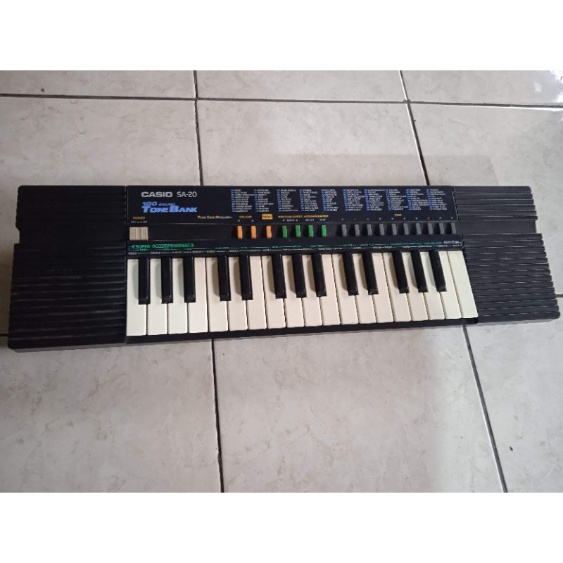 keyboard casio sa 20 normal barang bekas