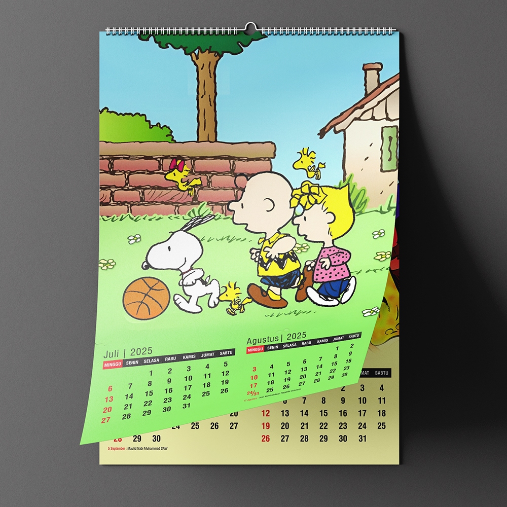 

Kalender Dinding Snoopy 2025 (preorder)