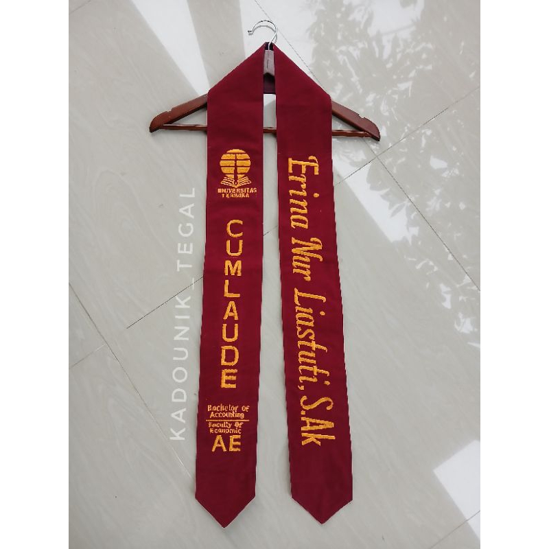 SLEMPANG WISUDA | SLEMPANG NAMA | SELEMPANG SIDANG SKRIPSI