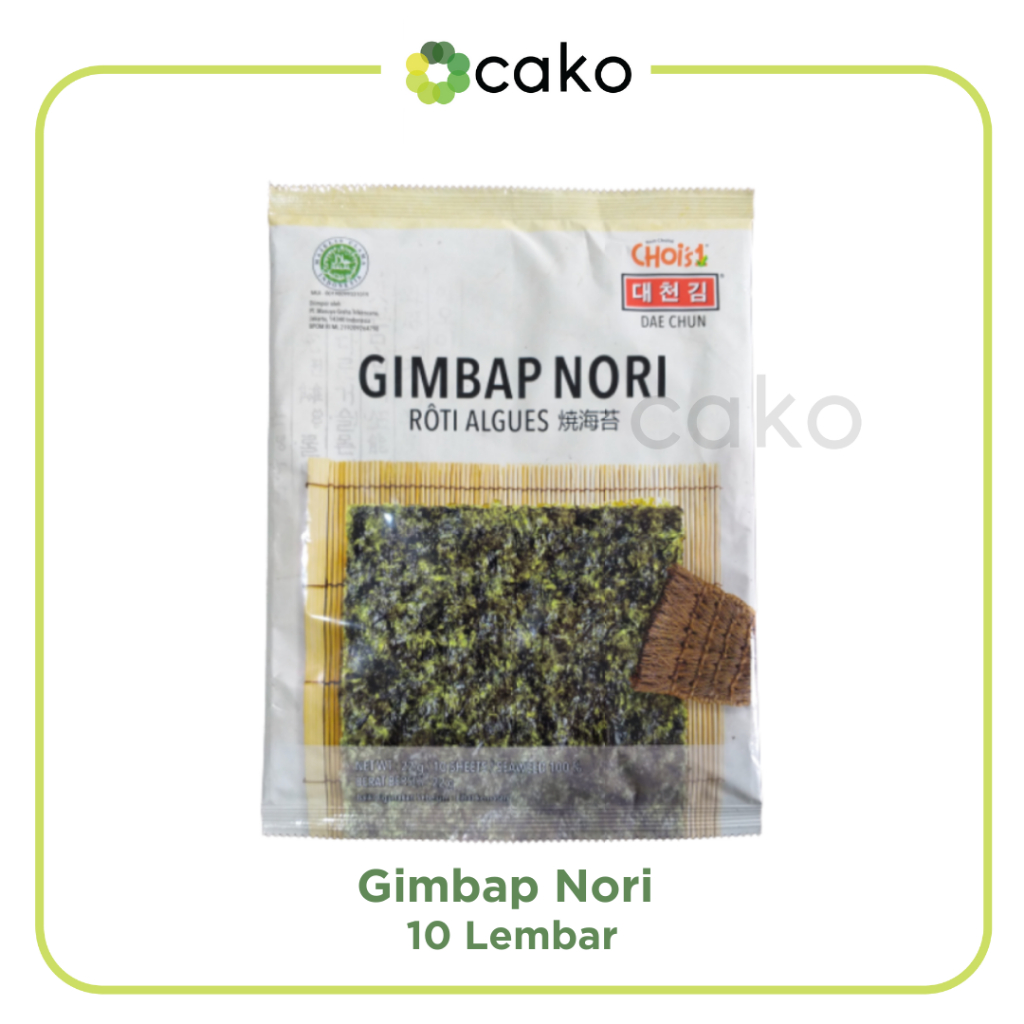 

Gimbap Nori Dae Chun 22gr (10 lembar)