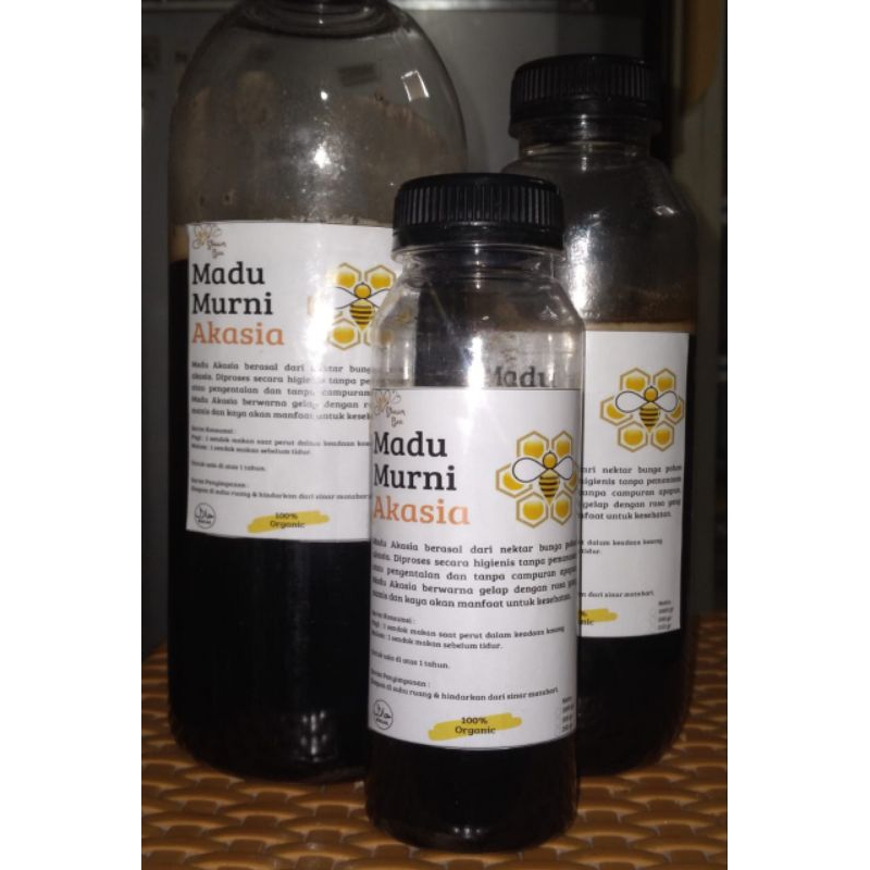 

Madu Akasia Murni 100% tanpa campuran kemasan 250 gr