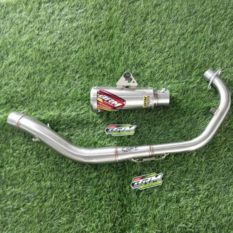 KNALPOT GP2 BRM GEN3 SONIC SUPRA GTR GSX R150 CBR NEW CBR FACELIFT VIXION FU KARBU FU INJEKSI