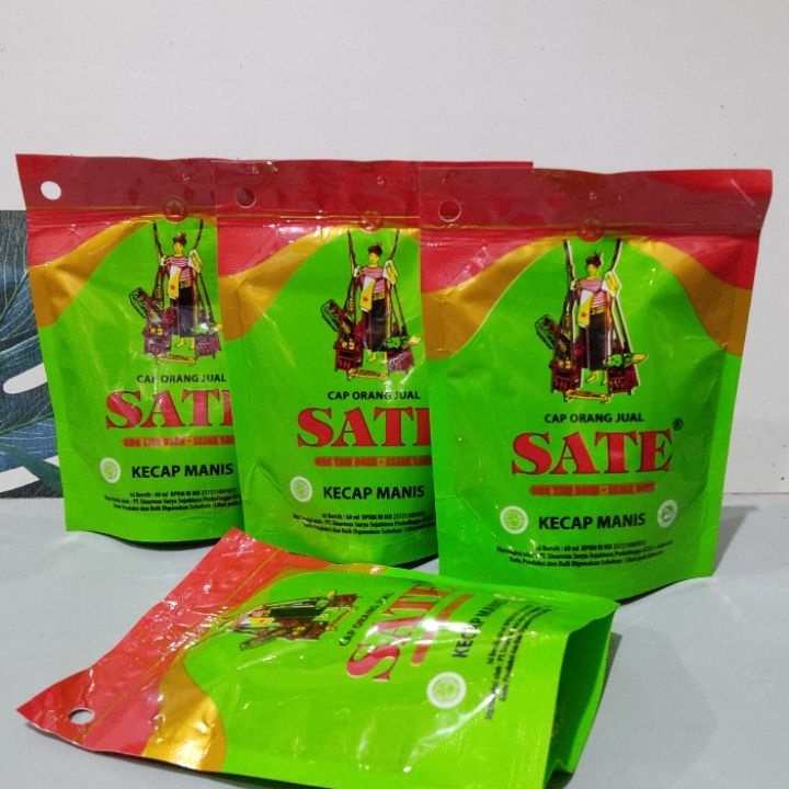 

ORIGINAL PRODUK Kecap manis cap orang jual SATE REFILL 6MLKecap manisKecap sate refill